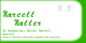 marcell maller business card